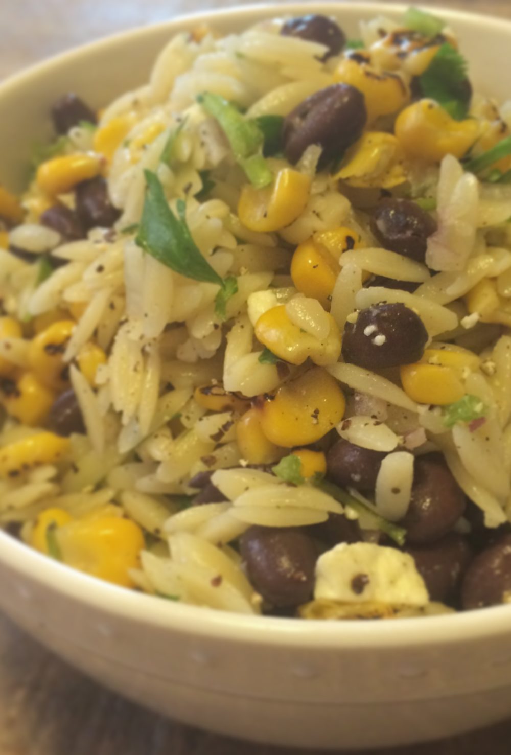 Black Bean, Corn, and Orzo Salad