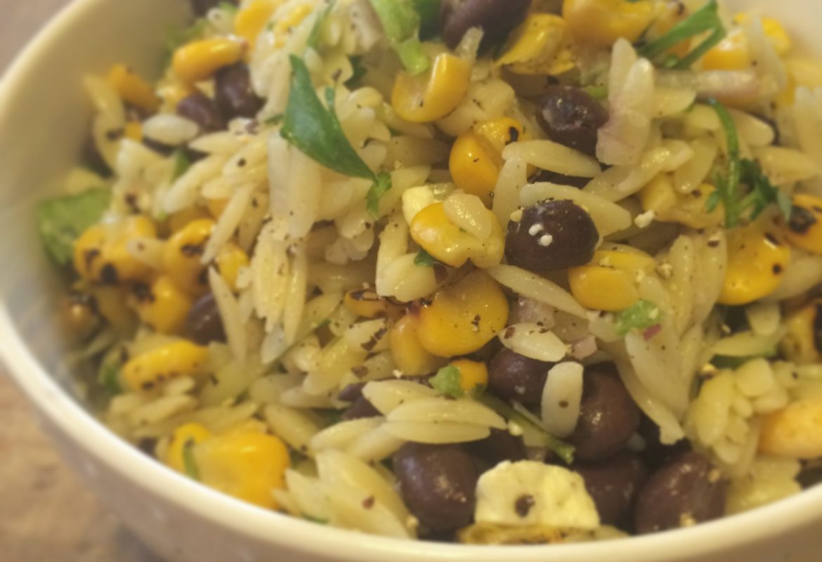 Black Bean, Corn, and Orzo Salad