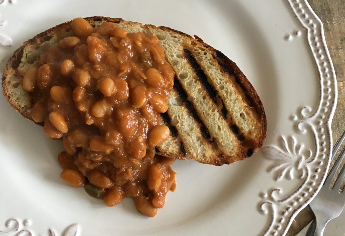 Fancy Baked Beans on Toast