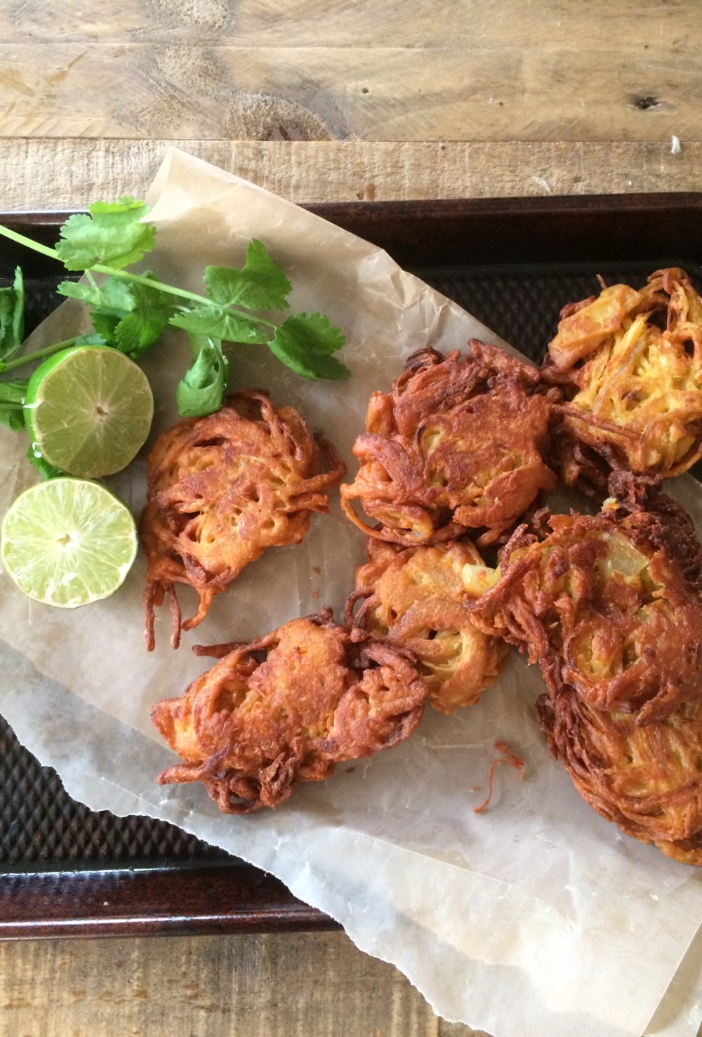 Red onion Bhajis #2