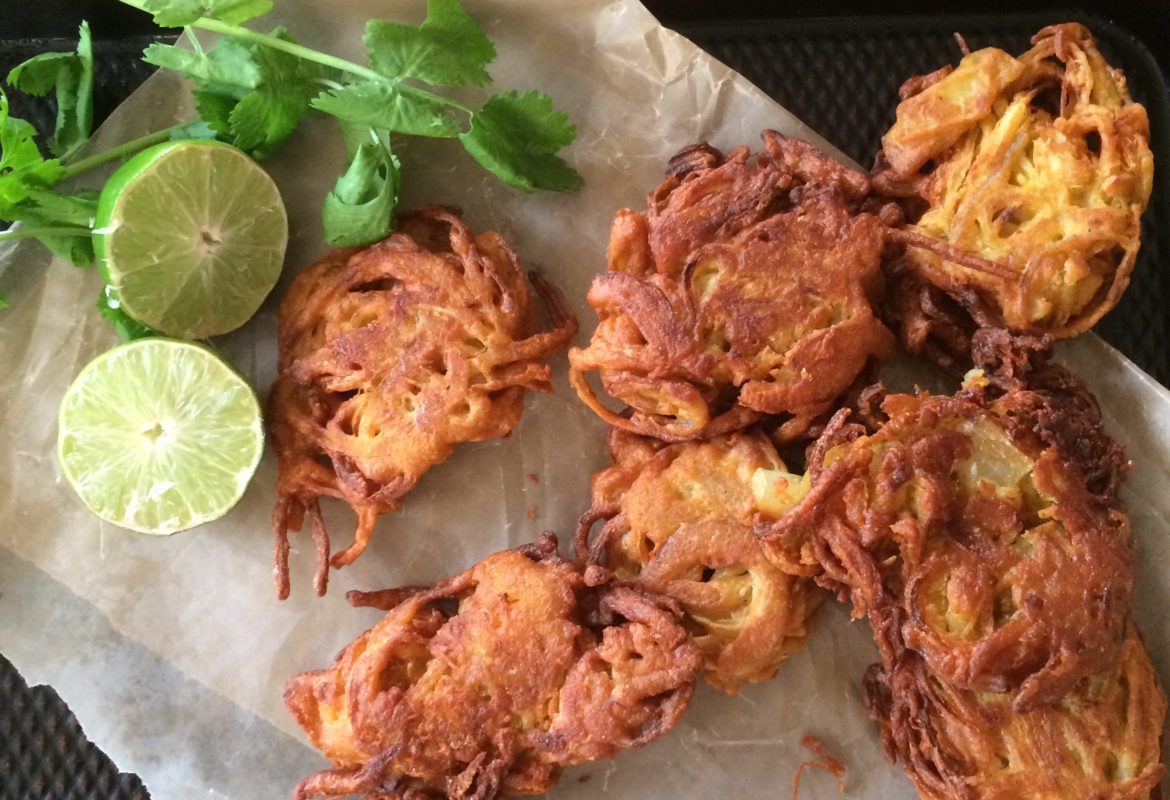 Red Onion Bhajis