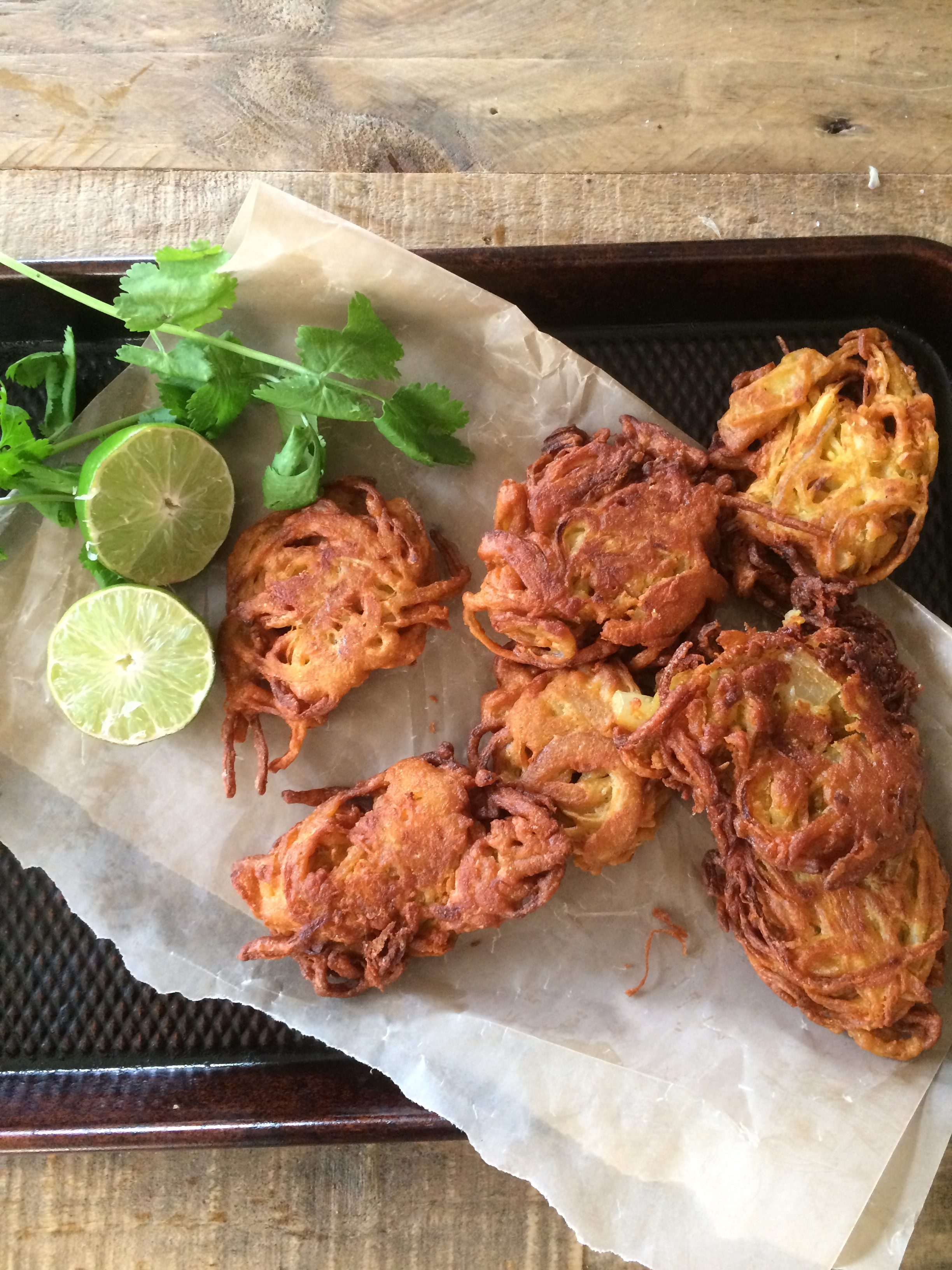 Red Onion Bhajis