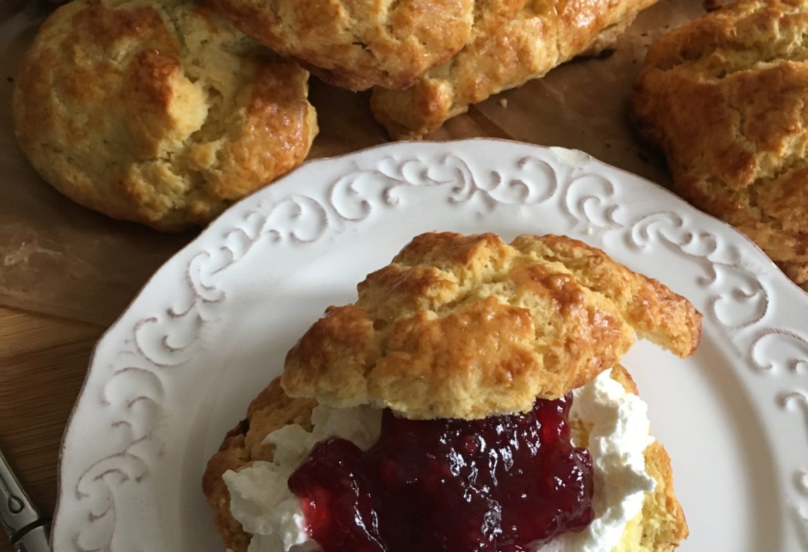 Scones with Jam and Cream