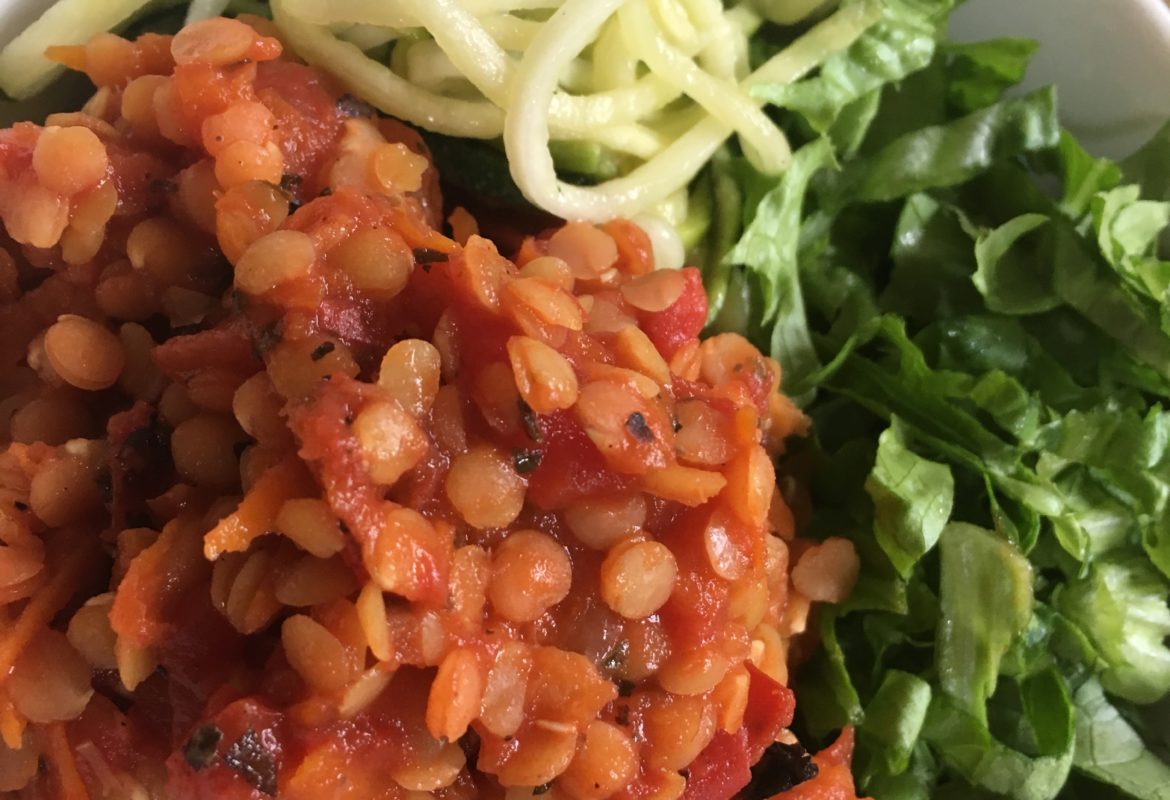 Vegan Lentil Bolognese