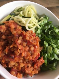 Lentil Bolognese #1